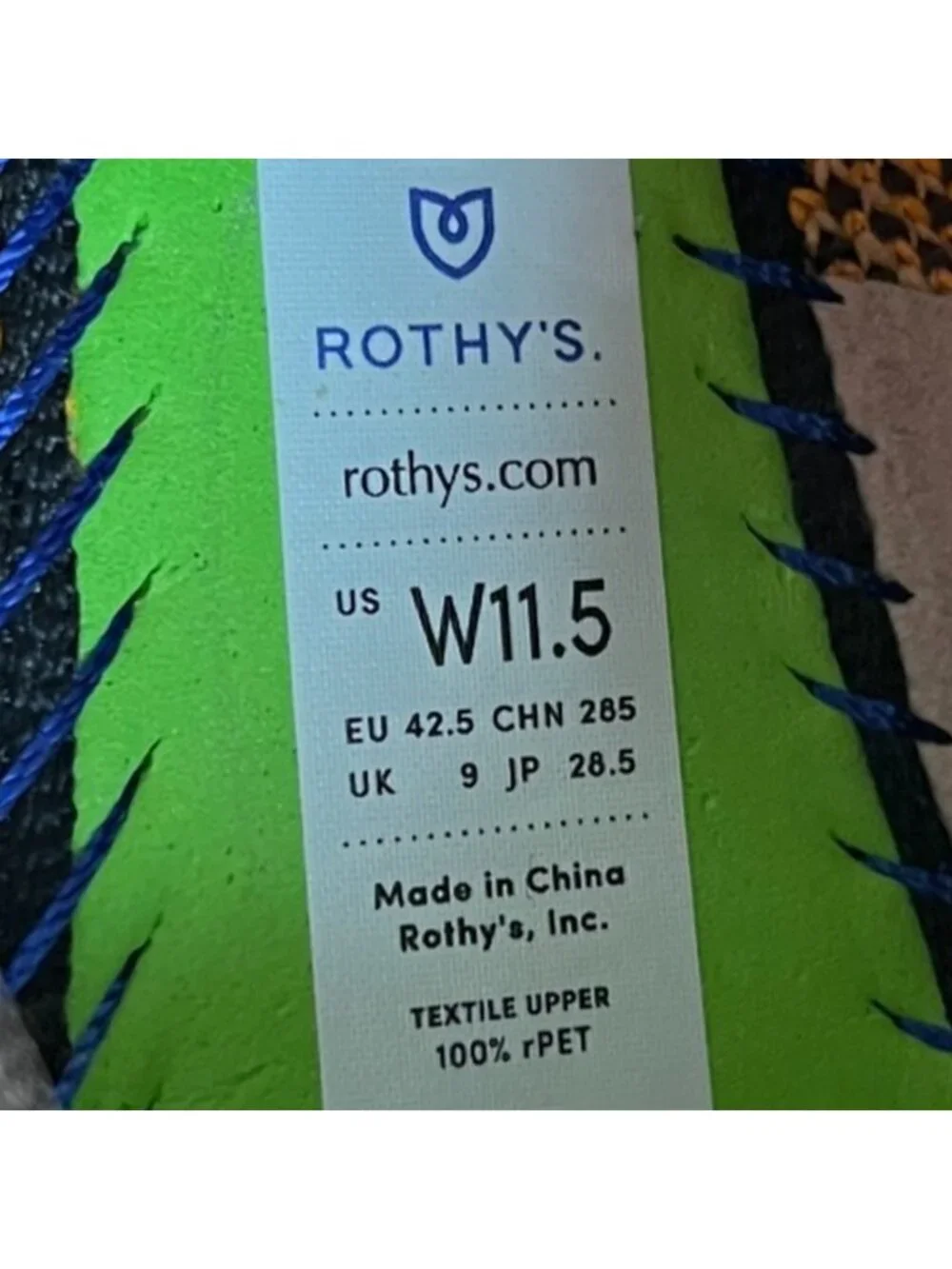Rothy's The Point Womens Size 11.5 Brown Casual Classic Slip On Ballet Flats